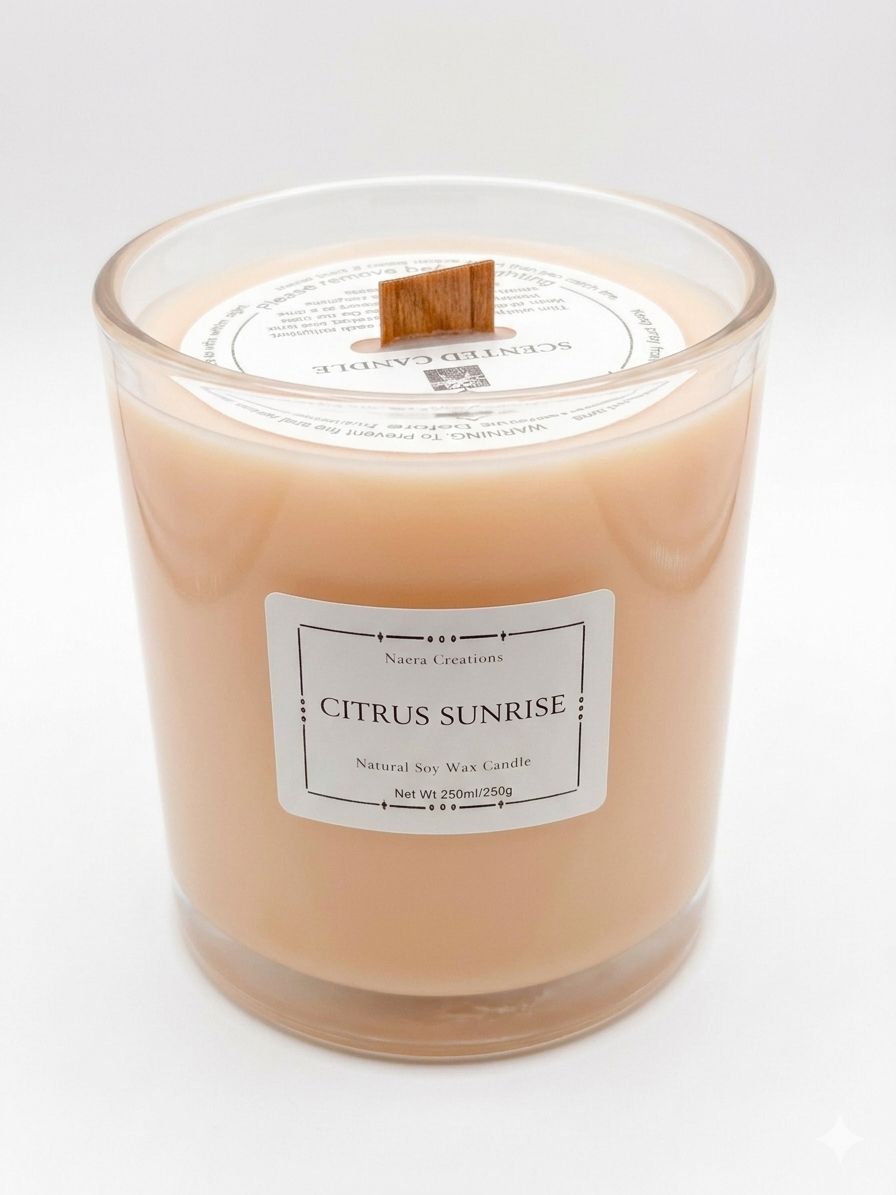 Citrus Sunrise Scented Candle